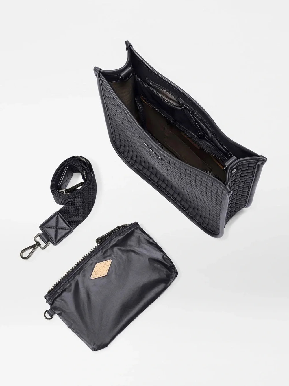 MZ Wallace Woven Box Crossbody Bag